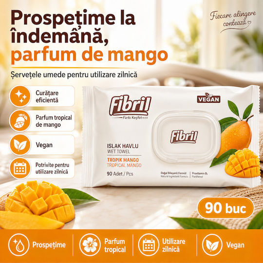 Fibril Fibril Baby-Feuchttücher Duftfrei & Parabene frei 90 Stück