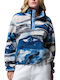 Helvetia Ii Printed Winter Women's Fleece Blouse Ecru