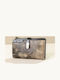 Large Women's Wallet Dark Beige Clouds