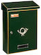 Viometal Cutie Poștală În Aer Liber Metalică Verde 28x10x38cm 3001-cyparissi