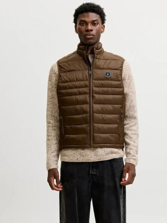 Jack & Jones Sleeveless Jacket Cocoa