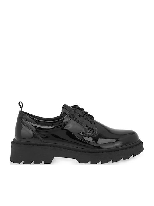 Leather Women's Moccasins In Black Colour