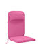 vidaXL Sunbed Cushion with Backrest Pink 55x124cm