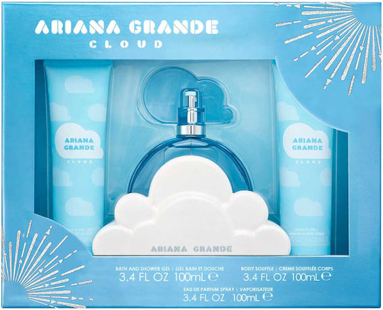 Ariana Grande Cloud Парфюмна вода 100 Ml + Гел за душ 100 Ml + Лосион за тяло 100 Ml Дамски