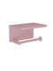 Pam & Co Wall Mounted Paper Holder Pink