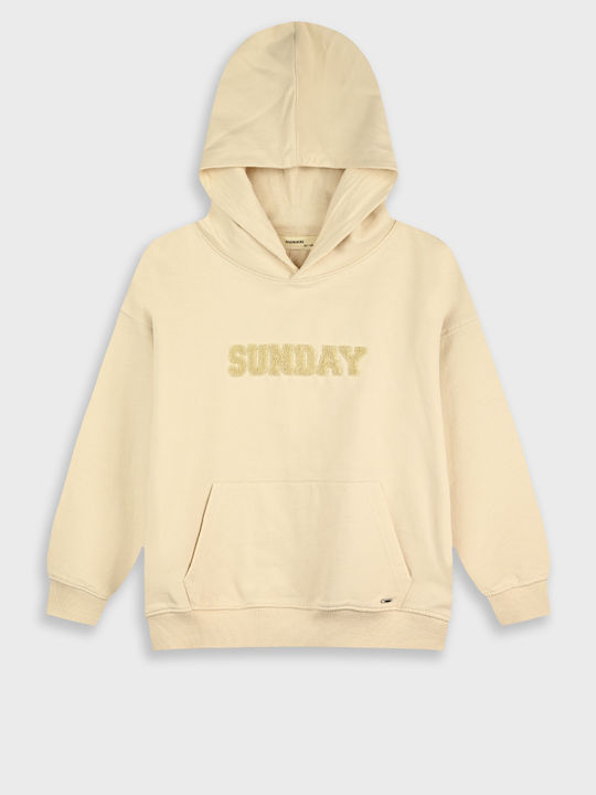 Energiers Kids Hooded Sweatshirt Almond Milk