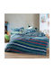 Nef-Nef Homeware Κουβέρτα Chromatic Petrol 220x160εκ.