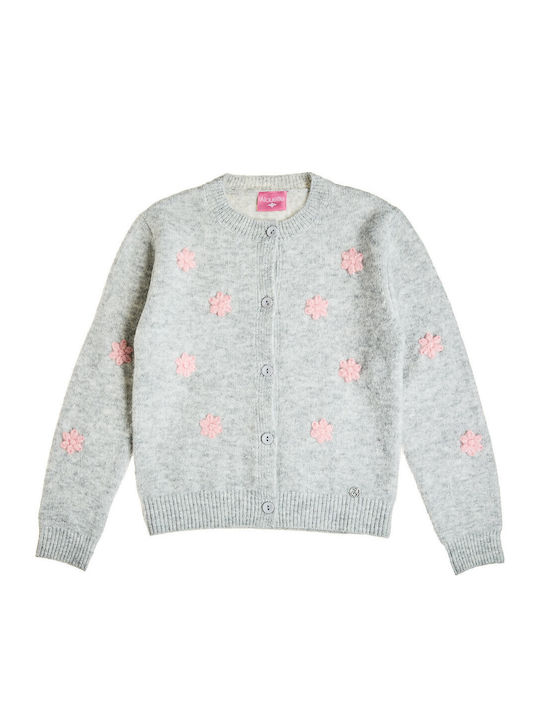 Kids Cardigan Knitted Grey