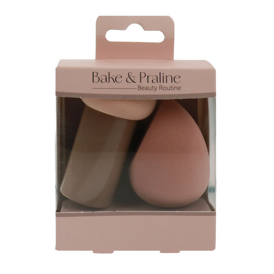 Bake & Praline Set Mit Make-up Schwämmen Für Stiftung 2 Stück
