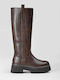 Damenstiefel mit Mittelhohem Absatz Braun