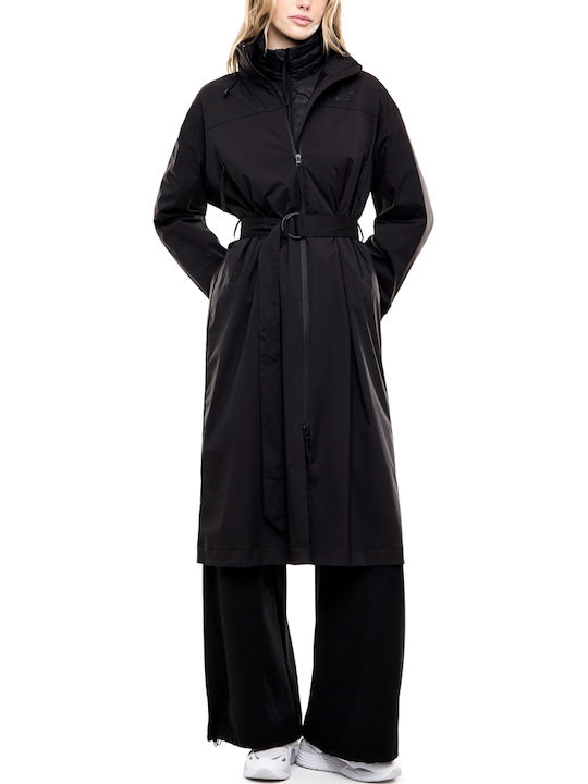 Women's Puffer Jacket for Winter Black