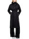 Women's Puffer Jacket for Winter Black