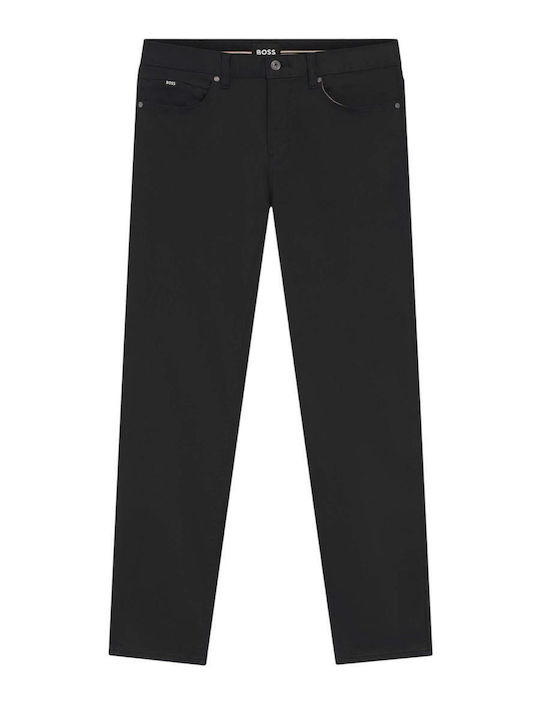 Boss Men's Slim Straight Fit Black Jeans Pants