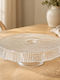 Keskor Decorative Glass Transparent Platter 28x28x8cm