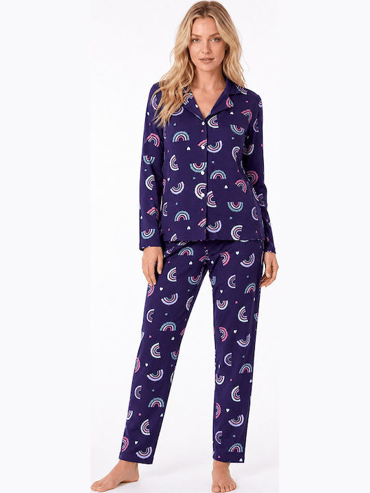 Comfort Summer Women's Pyjamas Set Purple