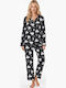 Comfort Summer Women's Pyjamas Set Black