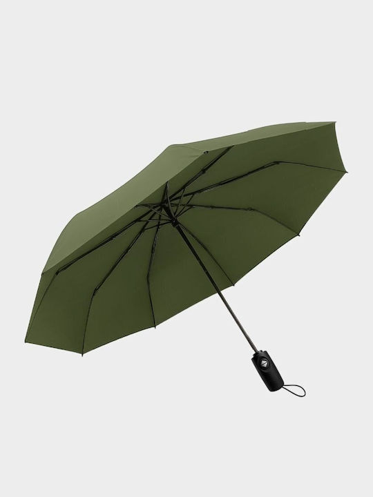 Verde Windproof Automatic Rain Umbrella Compact Green