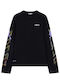 Long Sleeve Black Blouse