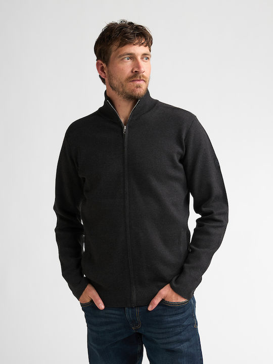 Men's Cardigan Iron Steel