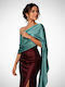Suga Women's Silk Turquoise Shawl