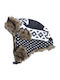 Earflap Unisex Σκούφος Πλεκτός σε Μαύρο χρώμα