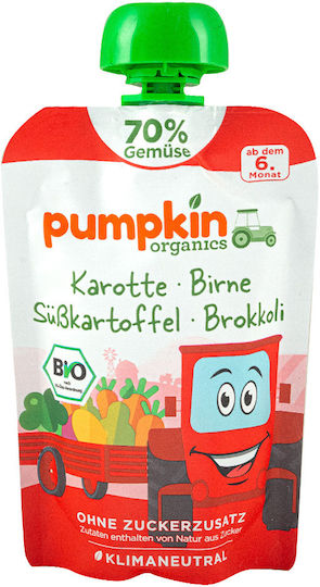 Pumpkin Organics Пюре от плодове и зеленчуци за 6+ месеца