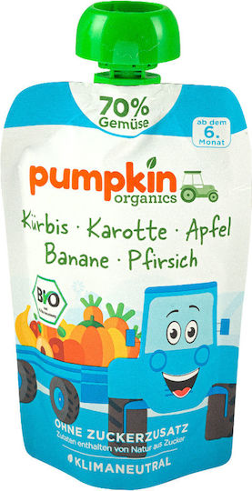 Pumpkin Organics Пюре от плодове и зеленчуци за 6+ месеца