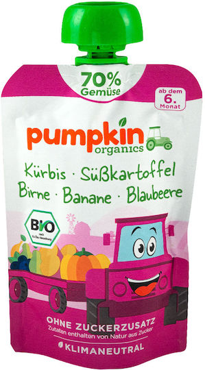 Pumpkin Organics Пюре от плодове и зеленчуци за 6+ месеца