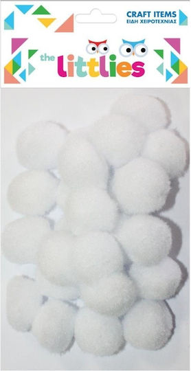 Groovy Pom Pom Handarbeit Einfarbig 25mm 25 Stück
