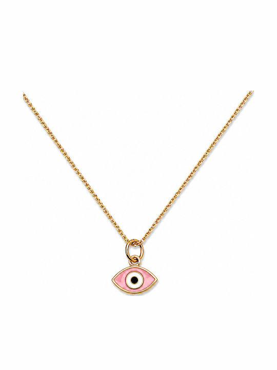 Atofio Kosmima Necklace Eye From 9 K Gold