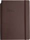 Type Center Wöchentliches Tagebuch A5 2027 Braun Leder 14x20,5 cm Personalisierung
