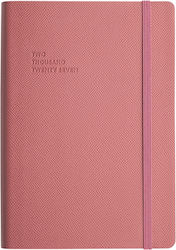 Type Center Agendă Zilnică A5 2027 Roz Din Piele 14x20.5cm (cu Personalizare)