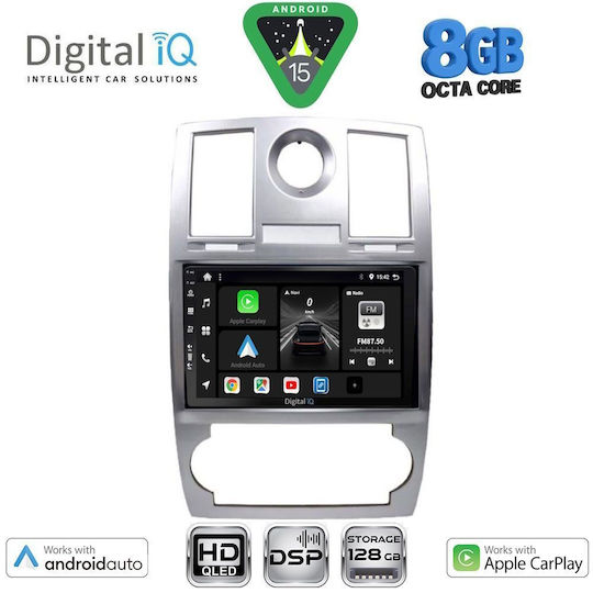 Digital IQ Автомобилна Аудио Система Chrysler 300C 2005-2010 (Bluetooth/USB/Вграден Wi-Fi/GPS/Apple CarPlay/Android Auto) с Touch Screen 9"