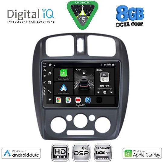Digital IQ Car Audio System for Mazda 323 1998-2004 Bluetooth USB Wi-Fi GPS Apple CarPlay Android Auto with 9 Inch Touch Screen DIGITAL IQ BXF 18363 CPAA