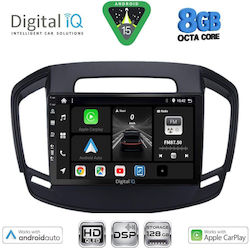Digital IQ Auto-Audiosysteme für Opel Insignia 2014-2017 Bluetooth USB Eingebautes Wi-Fi GPS Apple CarPlay Android Auto mit Touchscreen 9 Zoll