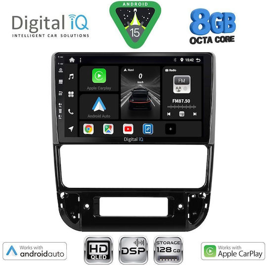 Digital IQ Car Audio System for Peugeot 406 1998-2004 Bluetooth USB Wi-Fi GPS Apple CarPlay Android Auto with 9 Inch Touch Screen DIGITAL IQ BXF 18516 CPAA