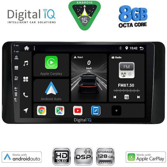 Digital IQ Автомобилна Аудио Система За Toyota Land Cruiser 2023-2026 Bluetooth USB Вграден Wi-Fi GPS Apple CarPlay С Touch Screen 10"
