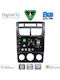 Digital IQ Auto-Audiosysteme für Kia Sportage 2004-2010 mit A/C (Bluetooth/USB/Eingebautes Wi-Fi / 3G/GPS/Apple CarPlay/Android Auto) mit Touchscreen 9"