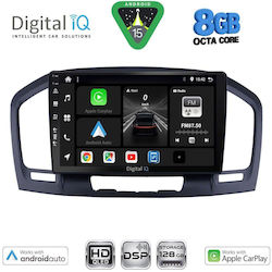 Digital IQ Auto-Audiosysteme für Opel Insignia 2008-2013 Bluetooth USB Eingebautes Wi-Fi GPS Apple CarPlay Android Auto mit 9 Zoll Touchscreen