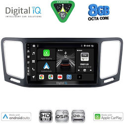 Digital IQ Автомобилна Аудио Система за Volkswagen Sharan 2011-2023 (Bluetooth/USB/Вграден Wi-Fi/GPS/Apple CarPlay/Android Auto) с Touch Screen 9"