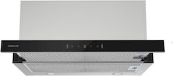 Davoline Supreme Black Glass 60 IX Retractable Vent Hood 60cm Inox Davoline Supreme Black Glass 60 IX Retractable Vent Hood 60cm Inox
