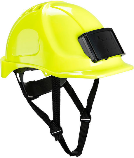 Portwest Portwest Arbeitshelm mit Ohrstöpseln Gelb