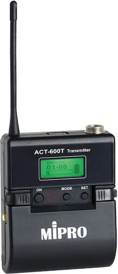 Act600t Uhf 542-590mhz Bodypack Reîncărcabil Uhf