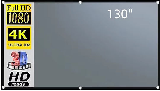 Екран за проектор 130 инча 290cm*160cm бързо сгъване 4k Hd Alr плат за домашно кино Κα
