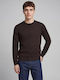 Polo Long Sleeve Brown Sweater