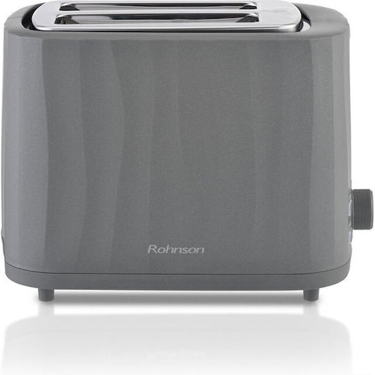 Rohnson Prăjitor de pâine 2 sloturi 800W Gri