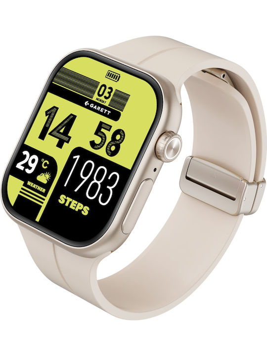 Garett Kinder-Smartwatch 4G mit GPS und Kamera Silber