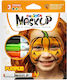 Face Painting 3 Pieces Carioca Maskup Orange-Gr...