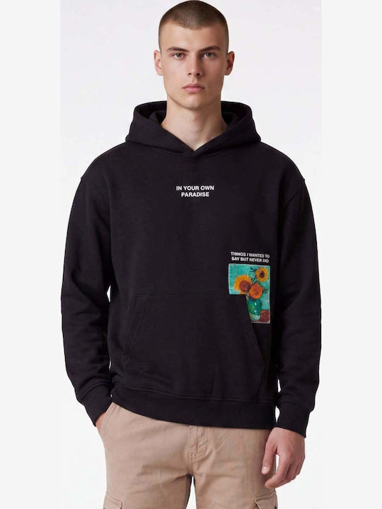 Hooded Black Sweatshirt