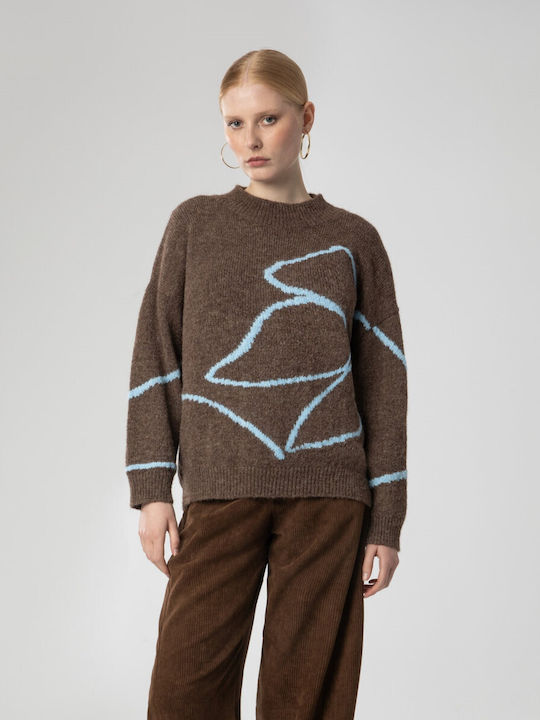 Moutaki Women's Blouse Brown